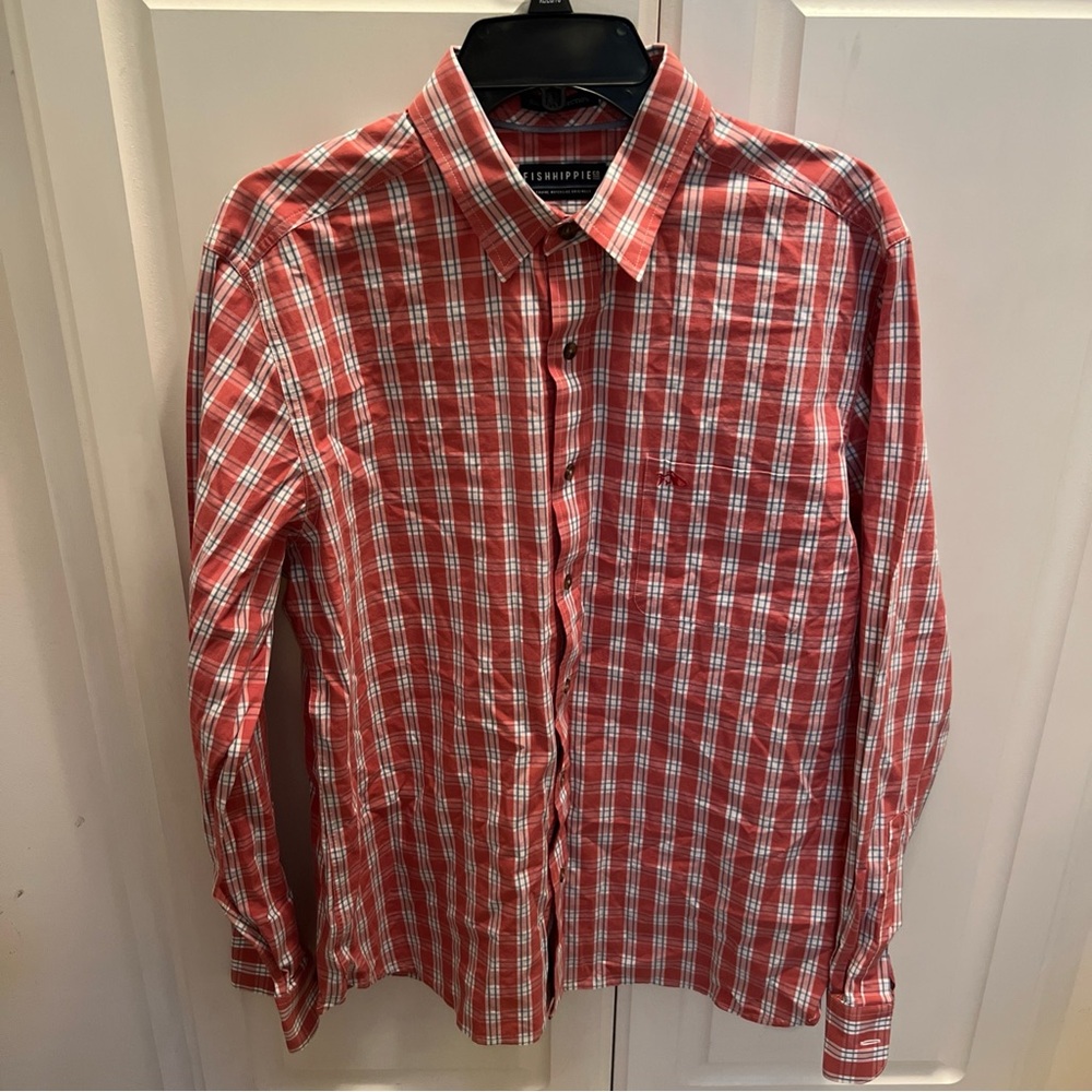 Fish Hippie Solace Collection Button Down M